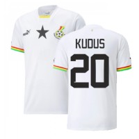 Ghana Mohammed Kudus #20 Fußballbekleidung Heimtrikot WM 2022 Kurzarm